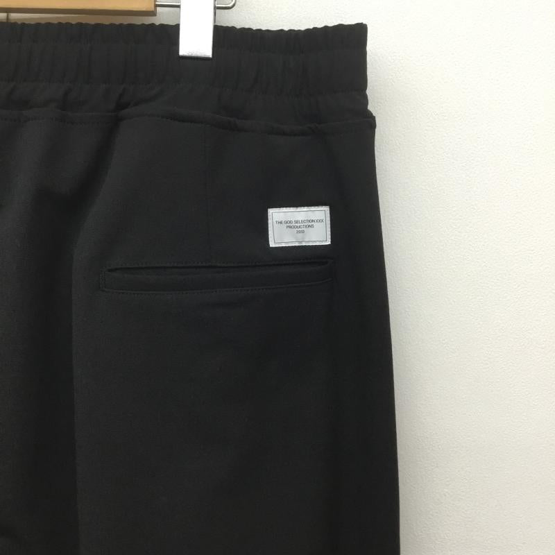 ゴッドセレクショントリプルエックス GOD SELECTION XXX ボトムス ボトムス イージーパンツ XL 無地 黒 / ブラック /  メンズ USED 古着 中古 10106153