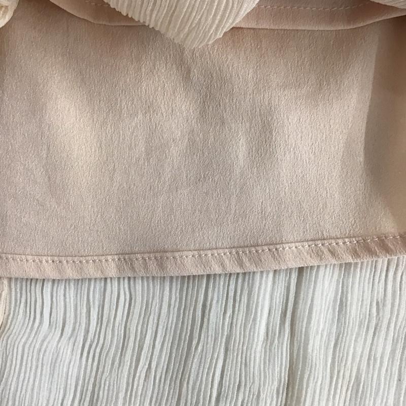 セミクチュール SEMI COUTURE ワンピース ロングスカート ロングスカート ノースリーブロングスカート フレアスカート 40 無地 ベージュ / ベージュ /  レディース USED 古着 中古 10110248