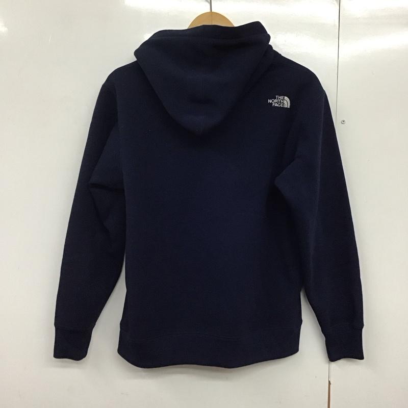 ザノースフェイス THE NORTH FACE パーカー 長袖 nt61507 フード付きパーカー プルオーバーパーカー S ロゴ、文字 紺 / ネイビー /  メンズ USED 古着 中古 10141647