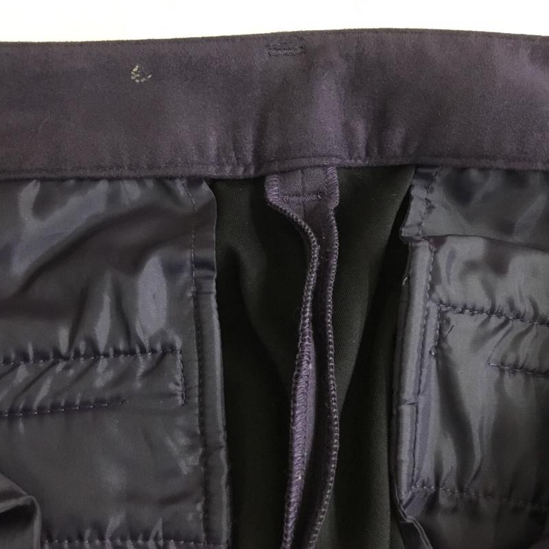 ジーナシス JEANASIS ボトムス ボトムス JS050505TS スリットパンツ ヌバックライクフレアパンツ M 無地 紫 / パープル /  レディース USED 古着 中古 10107028