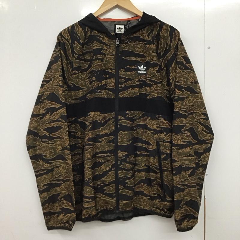 アディダス adidas ジャケット、上着 ジャンパー、ブルゾン dh3886 ウインドジャケット ナイロンジャケット L プリント マルチカラー / マルチカラー /  メンズ USED 古着 中古 10146742