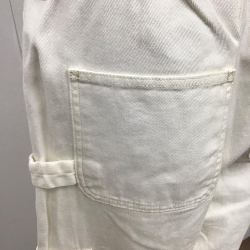 サマンサモスモス Samansa Mos2 パンツ デニム、ジーンズ 1404237 テーパード FREE 無地 白 / ホワイト /  レディース USED 古着 中古 10118755