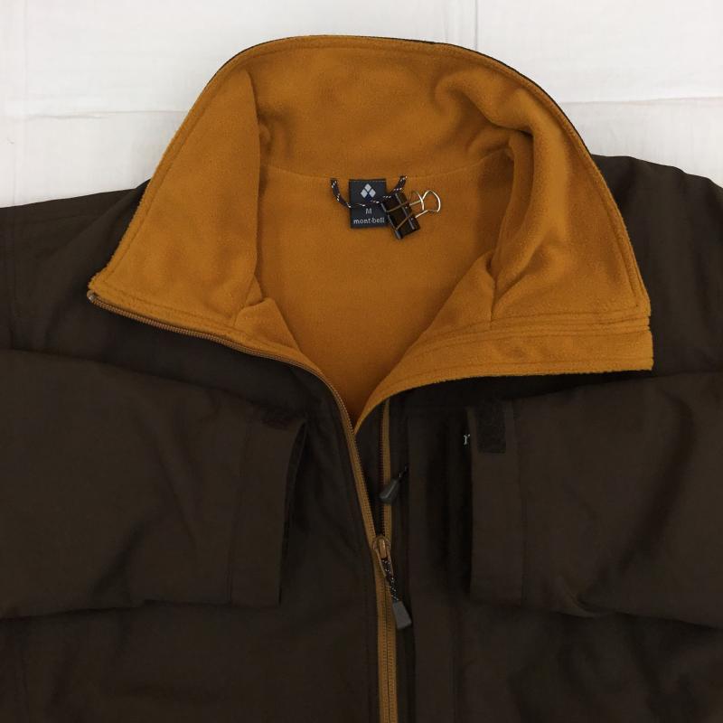 モンベル mont-bell ジャケット、上着 ジャケット、ブレザー M ロゴ、文字 茶 / ブラウン /  メンズ USED 古着 中古 10141082