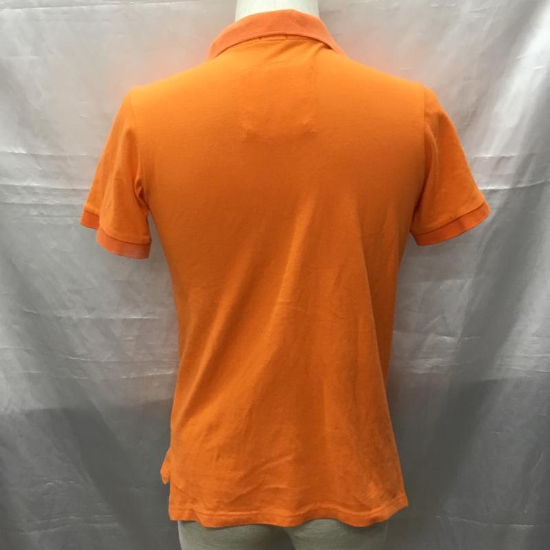 アバクロンビーアンドフィッチ ABERCROMBIE&FITCH ポロシャツ 半袖 半袖ポロシャツ カラーシャツ 半袖カットソー S ロゴ、文字 橙 / オレンジ /  メンズ USED 古着 中古 10115826
