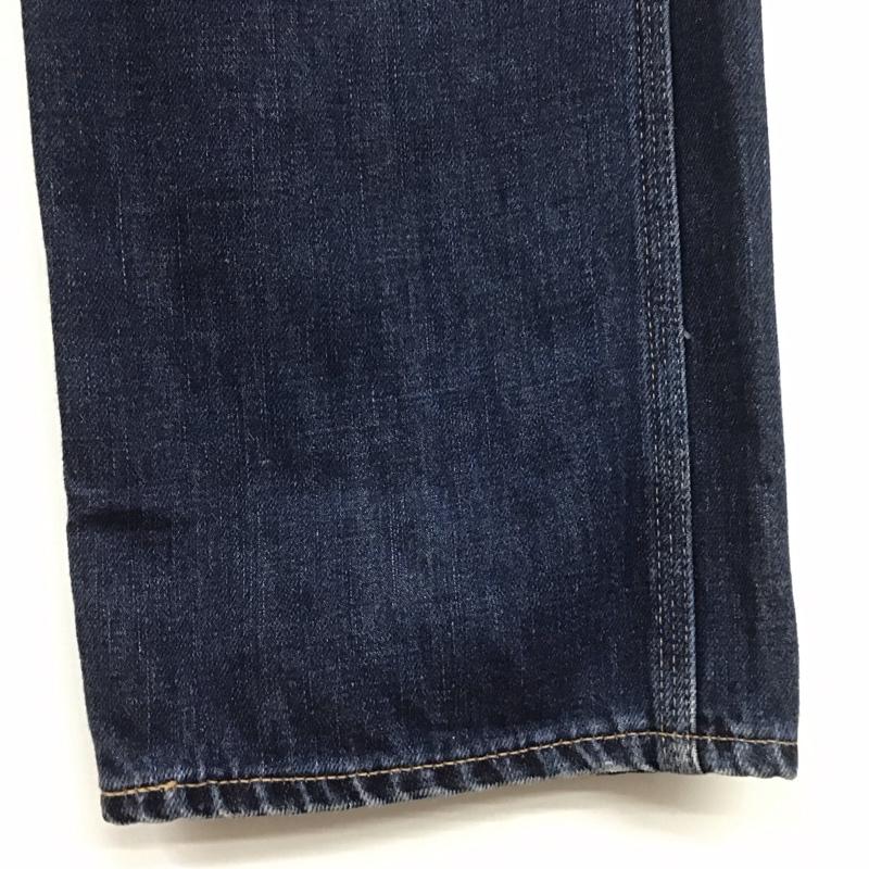 アベイシングエイプ A BATHING APE パンツ デニム、ジーンズ デニムパンツ ストレートパンツ ワイドパンツ カジュアルパンツ M 無地 インディゴ / インディゴ /  メンズ USED 古着 中古 10109788