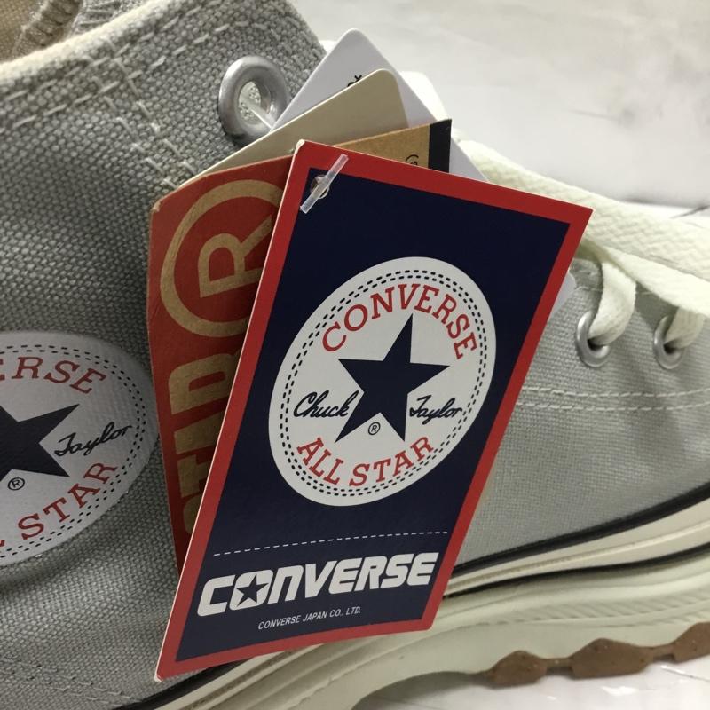 コンバース CONVERSE スニーカー スニーカー 1SD412 ALL STAR R TREKWAVE HI 厚底 30cm 箱有 30.0cm ワンポイント 灰 / グレー /  メンズ USED 古着 中古 10119186