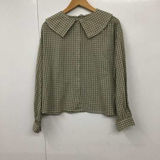 エヘカソポ ehka sopo シャツ、ブラウス 長袖 FREE チェック マルチカラー / マルチカラー /  レディース USED 古着 中古 10130879