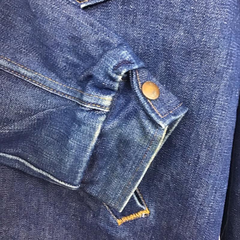 ラングラー Wrangler ジャケット、上着 ジャケット、ブレザー デニムジャケット Gジャン アウター カジュアルジャケット L ロゴ、文字 インディゴ / インディゴ /  メンズ USED 古着 中古 10131441