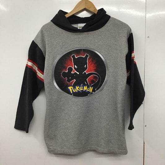 古着 USED パーカー 長袖 長袖パーカー プルオーバーパーカー スウェット 90s ニンテンドー XL プリント 灰 / グレー /  メンズ USED 古着 中古 10145683