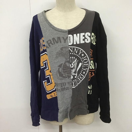 グラム glamb カットソー 長袖 長袖カットソー クルーネックカットソー 長袖Tシャツ ロングスリーブカットソー 4 プリント マルチカラー / マルチカラー /  メンズ USED 古着 中古 10107809
