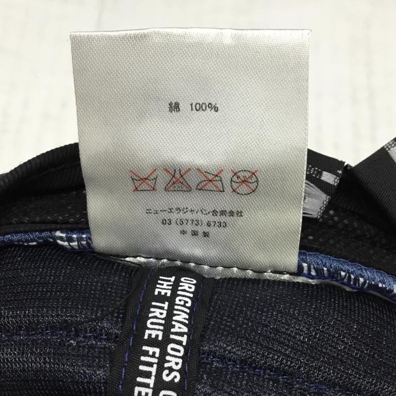 ニューエラ NEW ERA 帽子 キャップ ワークキャップ 61.5cm ワンポイント 青 / ブルー /  メンズ USED 古着 中古 10114735