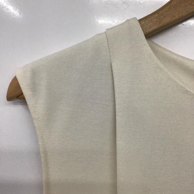 ナチュラルビューティーベーシック NATURAL BEAUTY BASIC ワンピース ロングスカート M 無地 白 / ホワイト / X チャコールグレー / チャコールグレー /  レディース USED 古着 中古 10142118