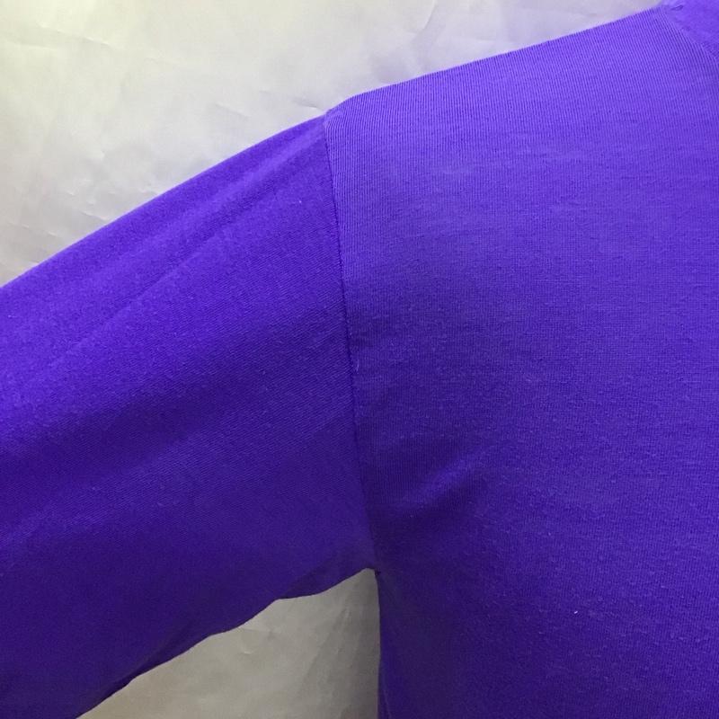 モンベル mont-bell Tシャツ 長袖 M ロゴ、文字 紫 / パープル /  メンズ USED 古着 中古 10122041