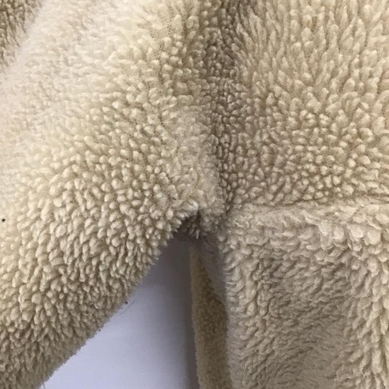 パタゴニア patagonia ジャケット、上着 ジャケット、ブレザー ジップアップジャケット フリースジャケット アウター S ロゴ、文字 ベージュ / ベージュ /  メンズ USED 古着 中古 10122754
