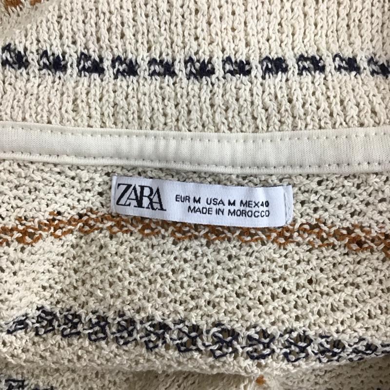 ザラ ZARA ポロシャツ 半袖 半袖ポロシャツ カラーシャツ 半袖カットソー M プリント マルチカラー / マルチカラー /  レディース USED 古着 中古 10115975