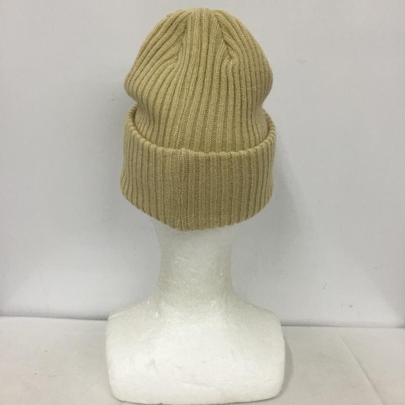 カーハート Carhartt 帽子 ニット帽 A18 リブ ロゴ、文字 ベージュ / ベージュ /  メンズ USED 古着 中古 10135653