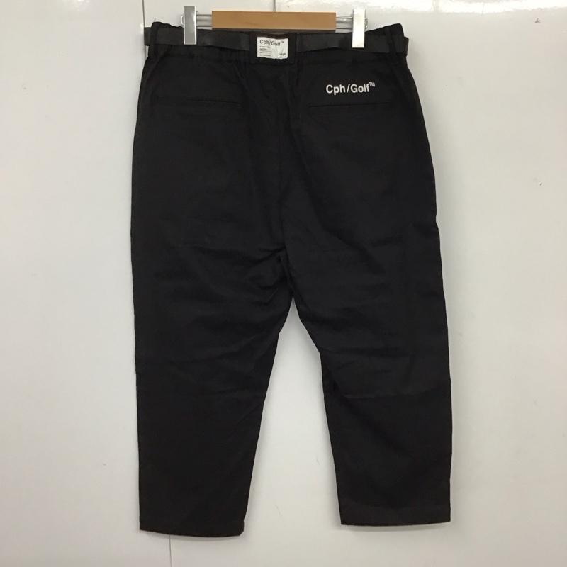 キャプテンズヘルム Captains Helm パンツ チノパン CHG24-SS-P04 クロップドパンツ ゴルフ L ロゴ、文字 黒 / ブラック /  メンズ USED 古着 中古 10113937