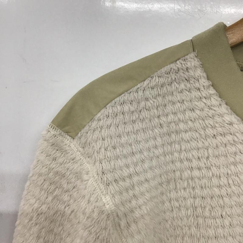 マウンテン ハード ウェアー MOUNTAIN HARDWEAR カットソー 長袖 長袖フリースカットソー プルオーバー M ロゴ、文字 白 / ホワイト /  メンズ USED 古着 中古 10143124