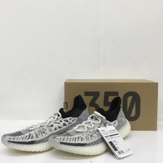 イージー YEEZY スニーカー スニーカー IG9608 adidas アディダス　YZY 350 V2 CMPCT SLATE WHITE 27.5cm 総柄 白 / ホワイト / X 灰 / グレー /  メンズ USED 古着 中古 10114204