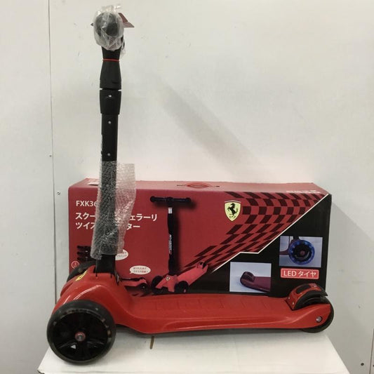 古着 USED ファッション小物 ファッション小物 FXA70 スクーデリア フェラーリ キックボード キックスケーター ビッグホイール 箱有 ロゴ、文字 赤 / レッド /  メンズ USED 古着 中古 10129539