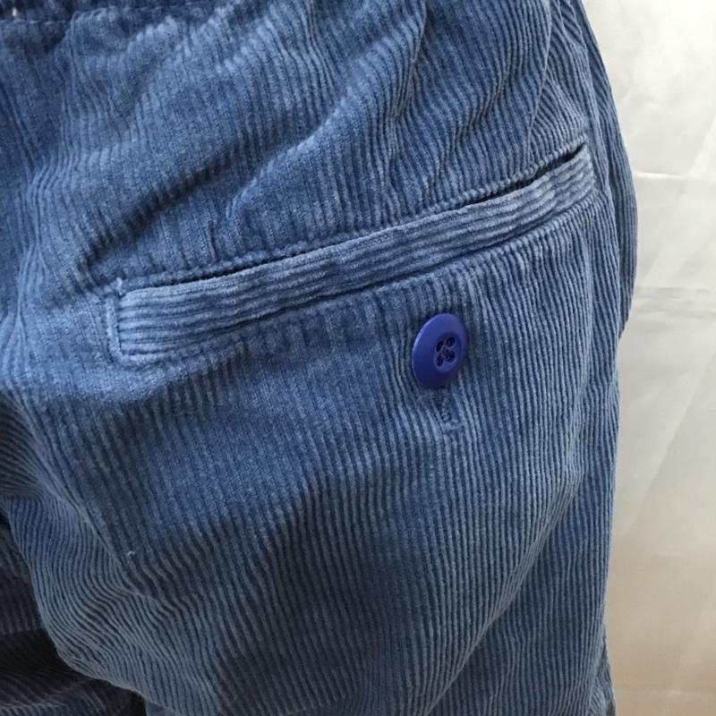 トニータイズサン TONY TAIZSUN パンツ ショートパンツ 17SP-041 コーデュロイ M ワンポイント 青 / ブルー /  メンズ USED 古着 中古 10111353