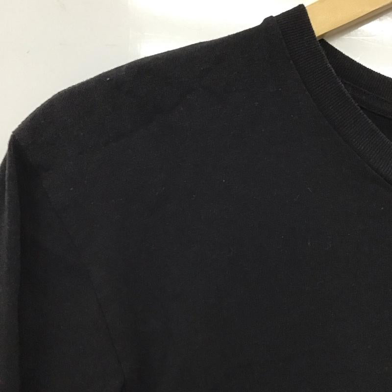 デウスエクスマキナ DEUS EX MACHINA カットソー 長袖 長袖カットソー プリントカットソー クルーネック XS ロゴ、文字 黒 / ブラック /  メンズ USED 古着 中古 10128781