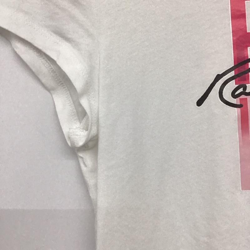 ポロラルフローレン POLO RALPH LAUREN Tシャツ 半袖 160cm ロゴ、文字 X プリント 白 / ホワイト /  ガールズ USED 古着 中古 10140366