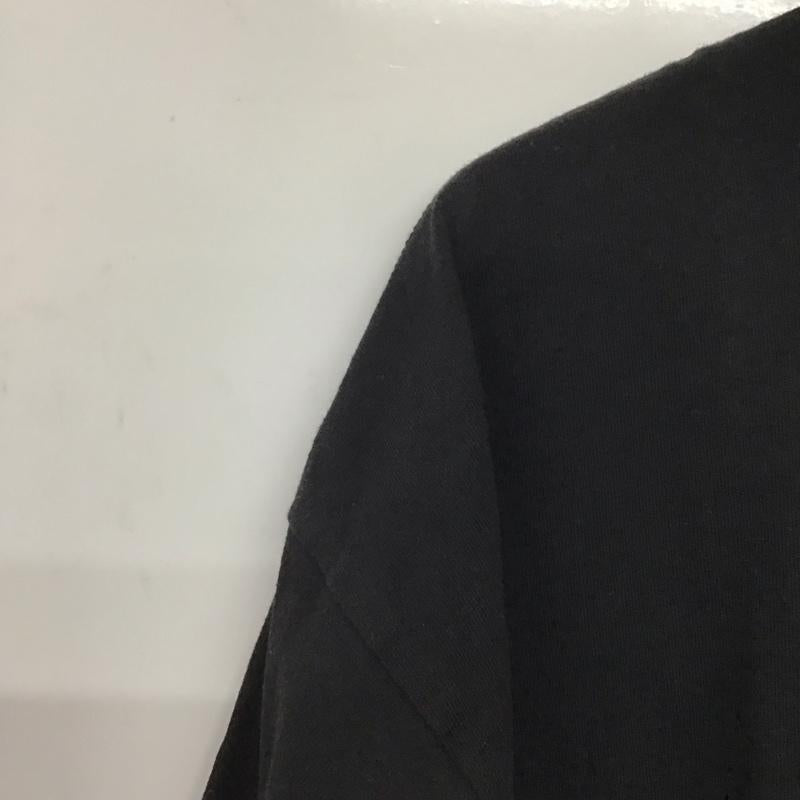 マナスタッシュ MANASTASH Tシャツ 半袖 半袖カットソー プリントカットソー クルーネック XXL ロゴ、文字 黒 / ブラック /  メンズ USED 古着 中古 10142634