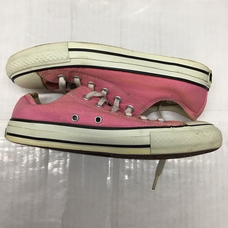 コンバース CONVERSE スニーカー スニーカー 1B318 オールスター 24.5cm 24.5cm ロゴ、文字 桃 / ピンク /  レディース USED 古着 中古 10118780