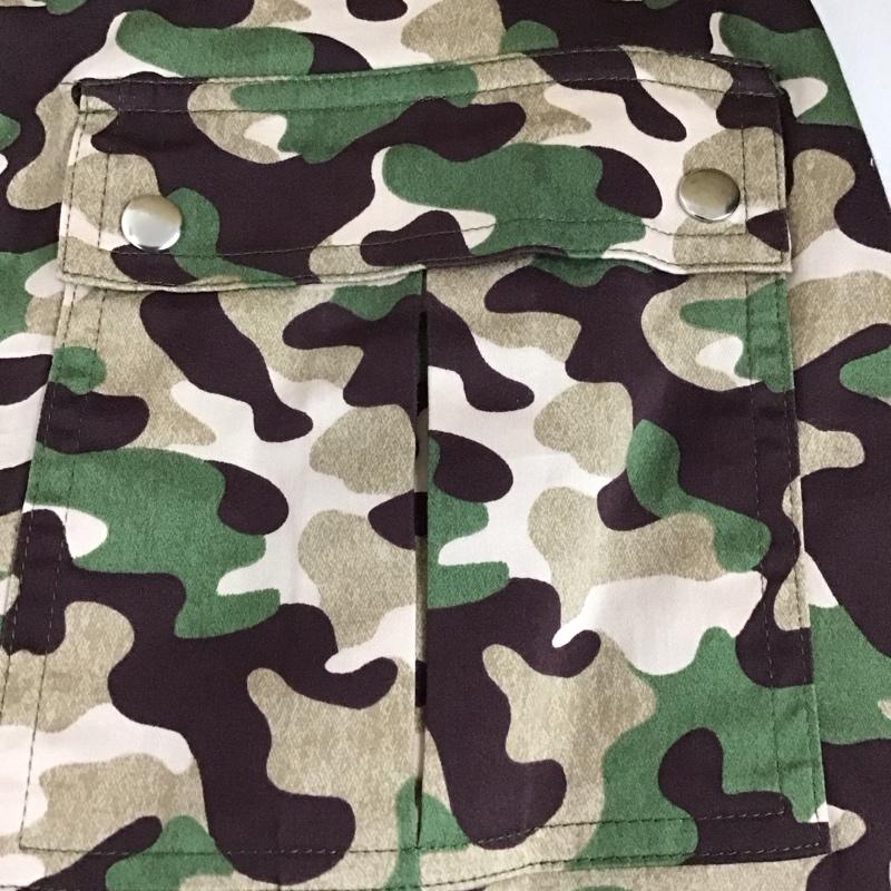 ザラ ZARA パンツ キュロット XS カモフラージュ柄・迷彩 マルチカラー / マルチカラー /  レディース USED 古着 中古 10129302