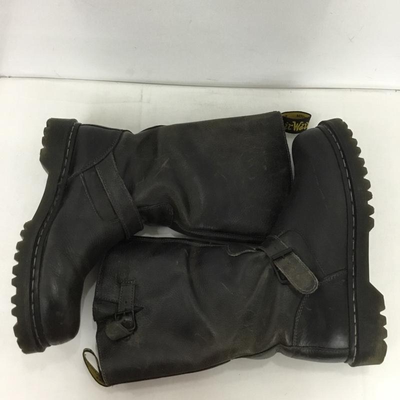 ドクターマーチン Dr.Martens ブーツ 一般 エンジニアブーツ UK7 US：8 無地 黒 / ブラック /  メンズ USED 古着 中古 10149864