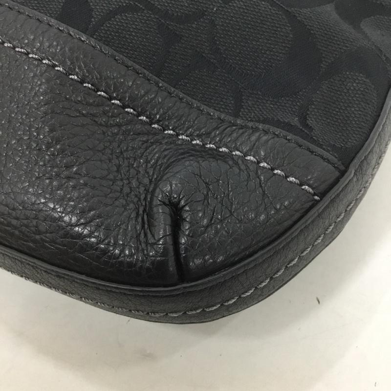 コーチ COACH ショルダーバッグ ショルダーバッグ F24028 ロゴ、文字 黒 / ブラック /  レディース USED 古着 中古 10134314