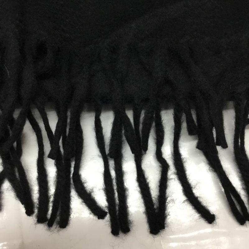 ブルックスブラザーズ BROOKS BROTHERS マフラー マフラー カシミヤ スコットランド ロゴ、文字 黒 / ブラック /  メンズ USED 古着 中古 10113641