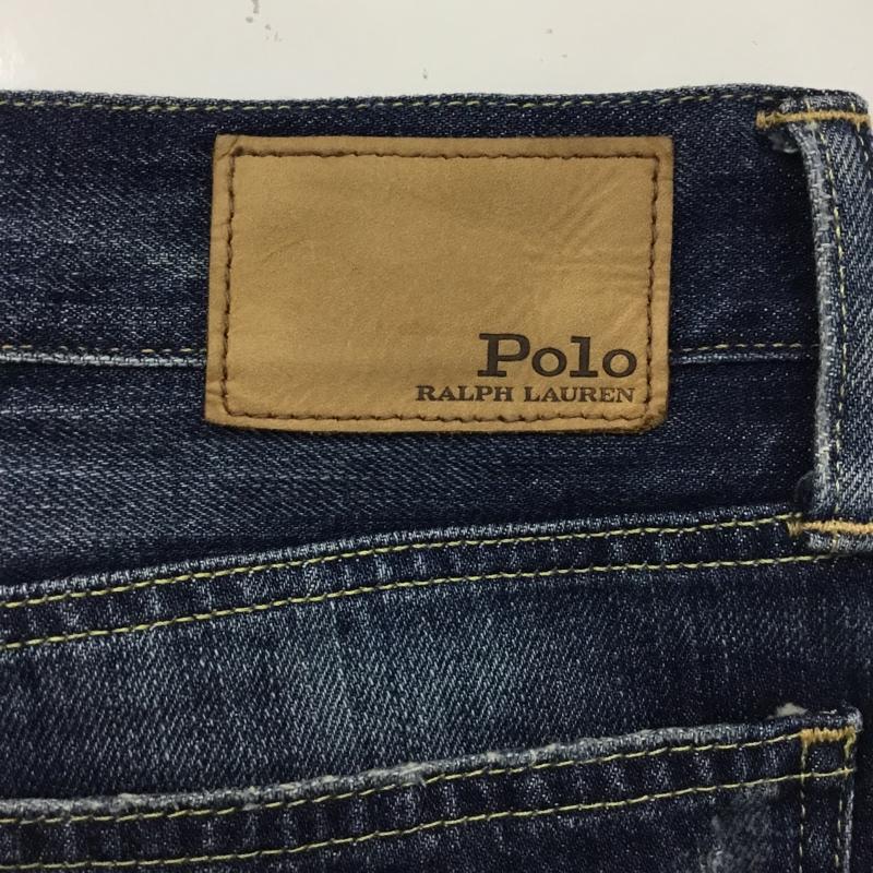 ポロラルフローレン POLO RALPH LAUREN パンツ デニム、ジーンズ デニムパンツ ストレートパンツ カジュアルパンツ 28インチ 無地 インディゴ / インディゴ /  メンズ USED 古着 中古 10122387