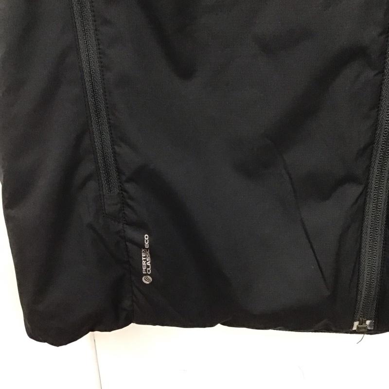 ホグロフス HAGLOFS ベスト ベスト ジップアップベスト ダウンベスト ノースリーブ M ロゴ、文字 黒 / ブラック /  メンズ USED 古着 中古 10130676