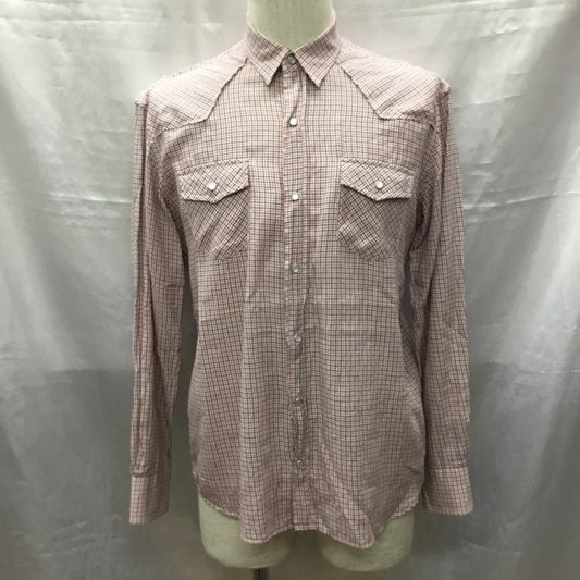 メゾンキツネ MAISON KITSUNE シャツ、ブラウス 長袖 長袖シャツ カラーシャツ ポケットシャツ 長袖カットソー チェックシャツ S チェック マルチカラー / マルチカラー /  メンズ USED 古着 中古 10117577