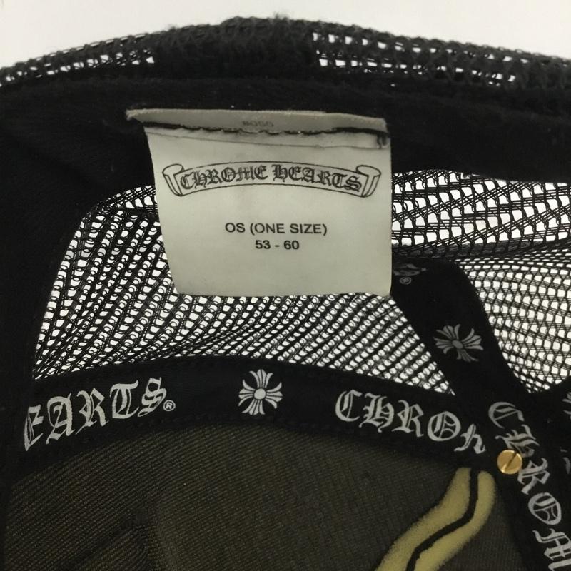 クロムハーツ CHROME HEARTS 帽子 キャップ 304112505 メッシュキャップ ロゴ、文字 黒 / ブラック /  メンズ USED 古着 中古 10137435