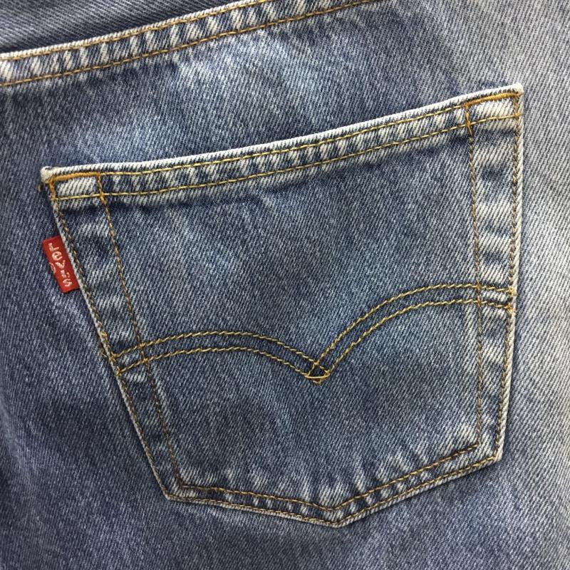 リーバイストラウスアンドコー Levi Strauss & co. パンツ デニム、ジーンズ デニムパンツ ストレートパンツ ワイドパンツ カジュアルパンツ 32インチ 無地 インディゴ / インディゴ /  メンズ USED 古着 中古 10115625