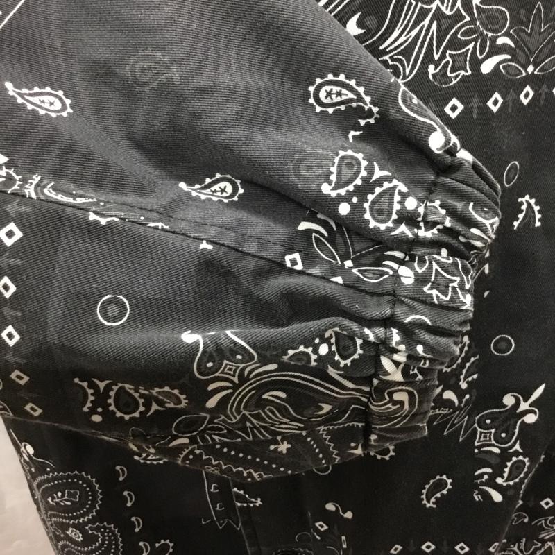 フリークスストア FREAK S STORE ジャケット、上着 ジャケット、ブレザー カジュアルジャケット カラージャケット アウター 前ボタン M ペイズリー 白 / ホワイト / X 黒 / ブラック /  メンズ USED 古着 中古 10120077