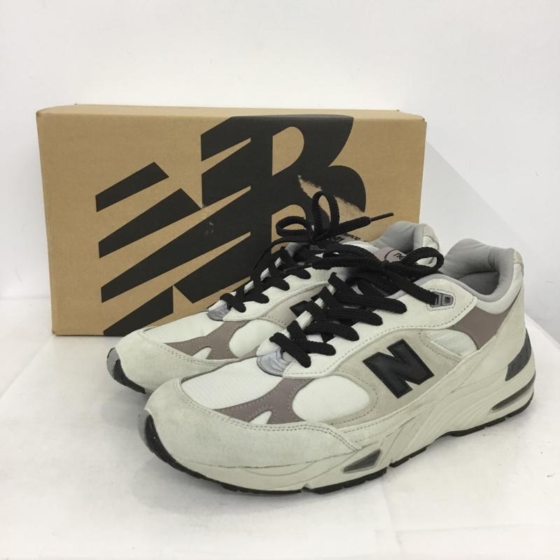 ニューバランス New Balance スニーカー スニーカー M991WIN USA11 イングランド製 箱有 US：10 ロゴ、文字 灰 / グレー / X 黒 / ブラック /  メンズ USED 古着 中古 10138828