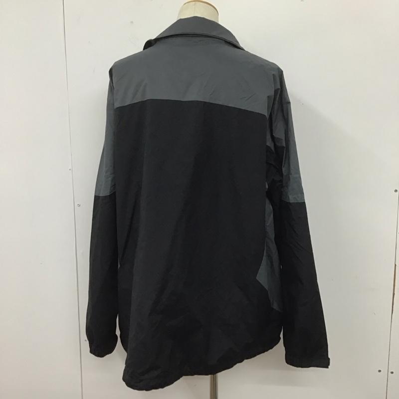 コロンビア Columbia ジャケット、上着 ジャンパー、ブルゾン XL ロゴ、文字 黒 / ブラック / X 灰 / グレー /  メンズ USED 古着 中古 10106550