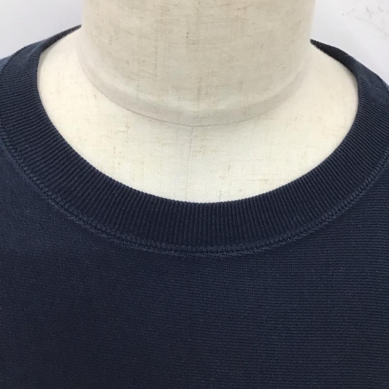 チャンピオン Champion トレーナー 長袖 L 無地 紺 / ネイビー /  メンズ USED 古着 中古 10121749