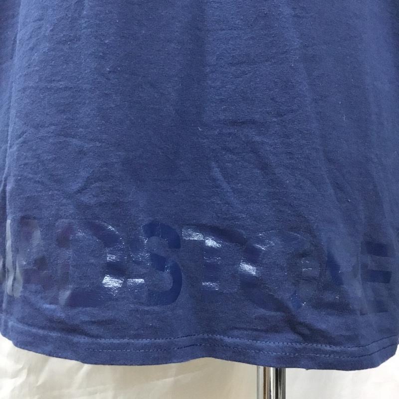 アンダーカバー UNDERCOVER Tシャツ 半袖 半袖カットソー プリントTシャツ クルーネックカットソー madstore L プリント 紺 / ネイビー /  メンズ USED 古着 中古 10120548