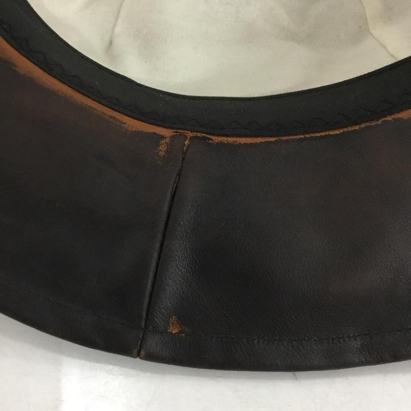 カシラ CA4LA 帽子 ハット ZKN01357 牛革ハット 無地 ダークブラウン / ダークブラウン /  メンズ USED 古着 中古 10136473
