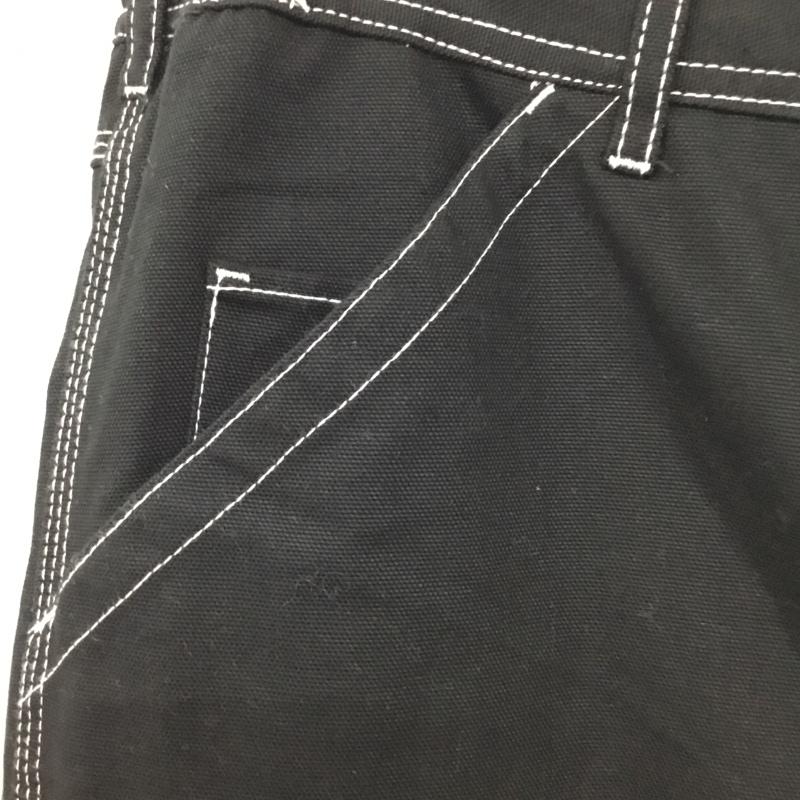 ユニバーサルオーバーオール UNIVERSAL OVERALL パンツ ワークパンツ、ペインターパンツ L 無地 黒 / ブラック /  メンズ USED 古着 中古 10109969