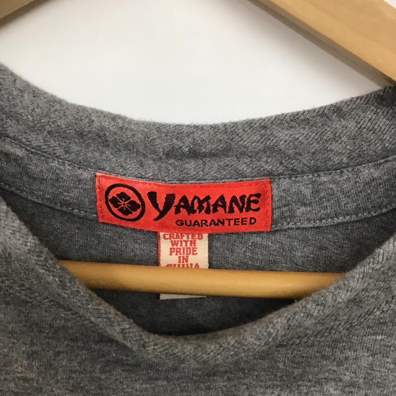 エヴィス EVISU Tシャツ 半袖 半袖カットソー プリントTシャツ クルーネックカットソー 36 ロゴ、文字 灰 / グレー /  メンズ USED 古着 中古 10129449