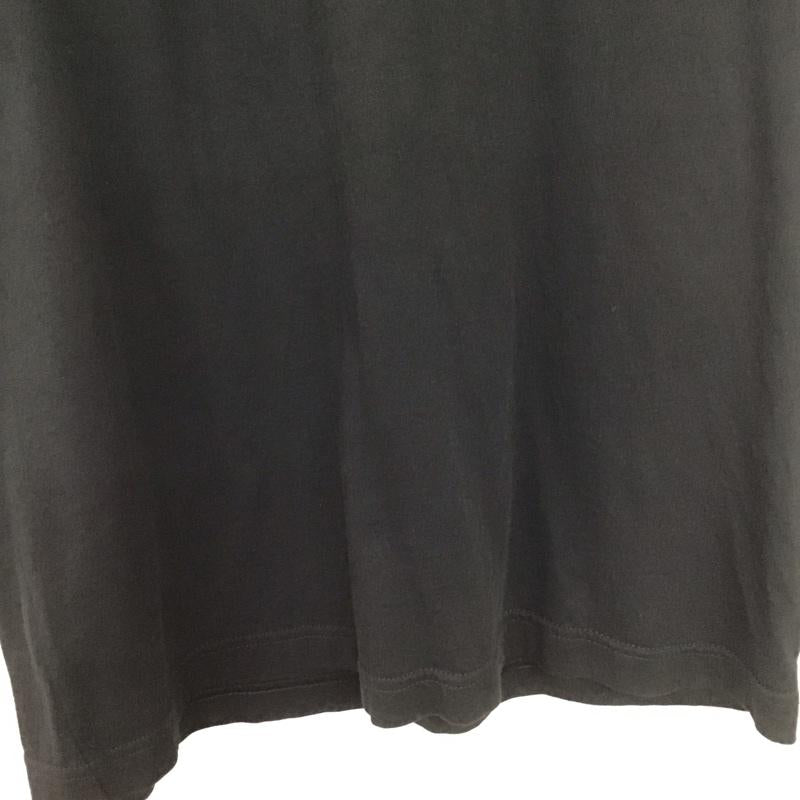 アディダス adidas Tシャツ 半袖 半袖カットソー プリントTシャツ クルーネックカットソー ロゴ、文字 黒 / ブラック /  メンズ USED 古着 中古 10140136