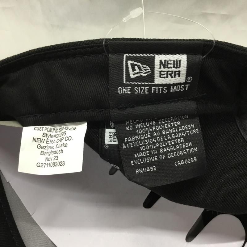ニューエラ NEW ERA 帽子 キャップ UNDEFEATED 9FIFTY タグ付き 刺繍 黒 / ブラック /  メンズ USED 古着 中古 10119115