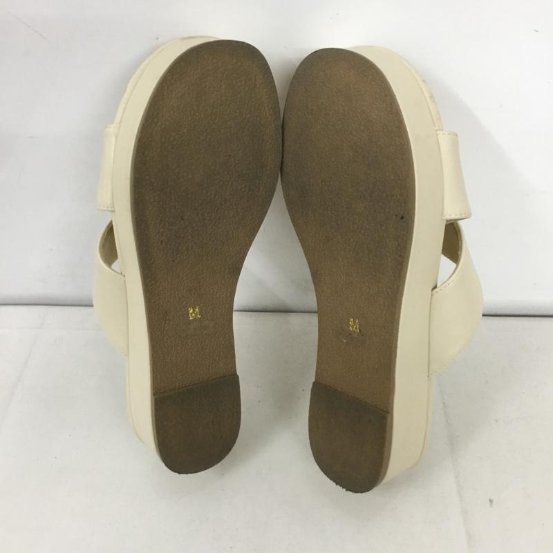 グローブ grove サンダル サンダル M 無地 アイボリー / アイボリー /  レディース USED 古着 中古 10130586
