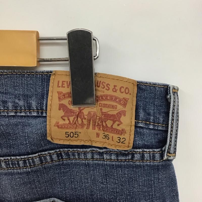 リーバイストラウスアンドコー Levi Strauss & co. パンツ デニム、ジーンズ デニムパンツ ワイドパンツ カジュアルパンツ ストレッチパンツ 36インチ 無地 インディゴ / インディゴ /  メンズ USED 古着 中古 10135633